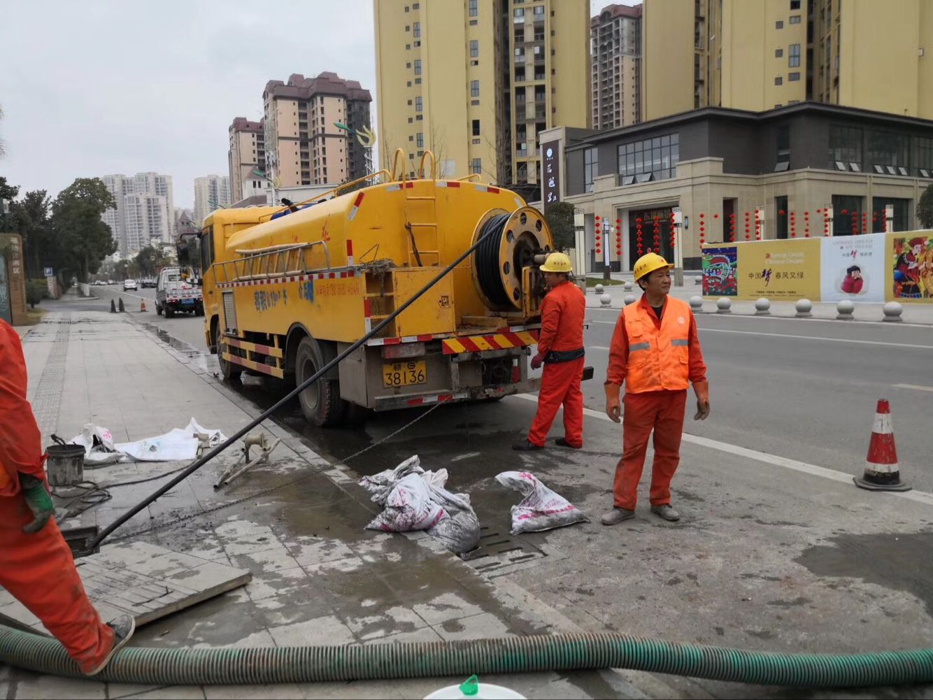 天水排污管道清淤-管道清洗